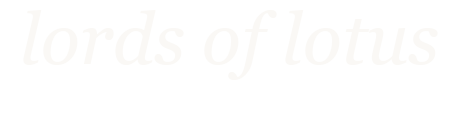 lords of lotus logo white